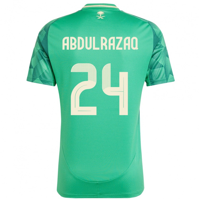 Danxen Kid Saudi Arabia Aseel Abdulrazaq #24 Green Home Jersey 24-26 T-Shirt