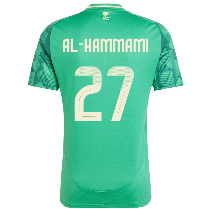 Danxen Kid Saudi Arabia Hammam Al-Hammami #27 Green Home Jersey 24-26 T-Shirt