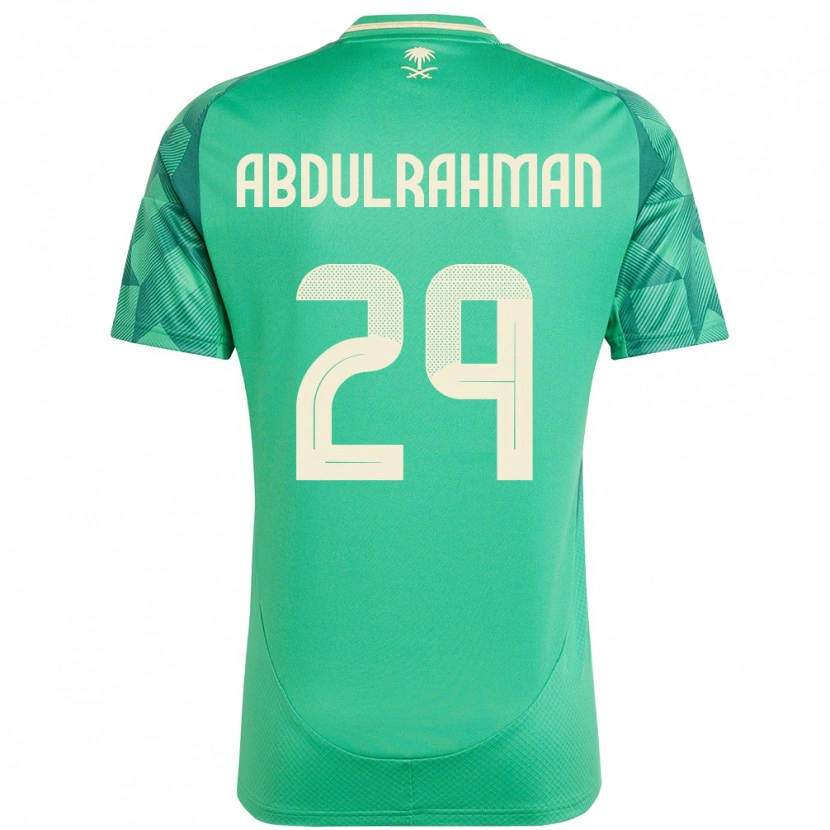 Danxen Kid Saudi Arabia Mohammed Abdulrahman #29 Green Home Jersey 24-26 T-Shirt