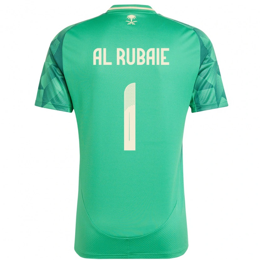 Danxen Kid Saudi Arabia Mohammed Al Rubaie #1 Green Home Jersey 24-26 T-Shirt