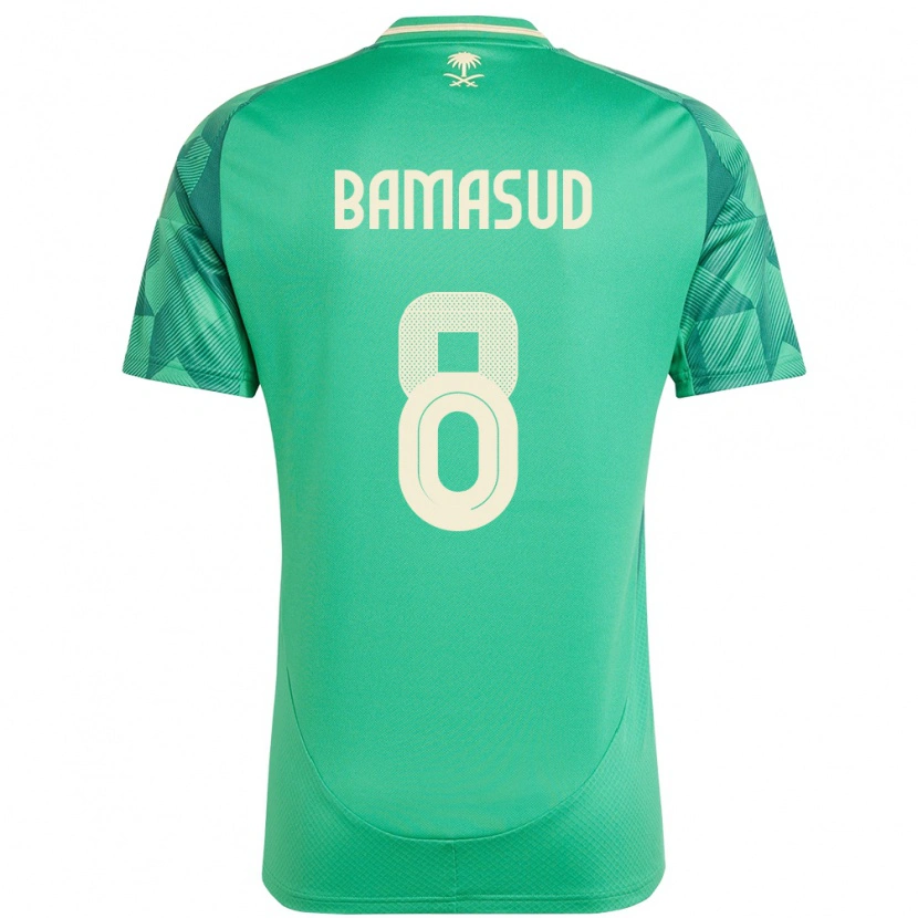 Danxen Kid Saudi Arabia Ahmed Bamasud #8 Green Home Jersey 24-26 T-Shirt