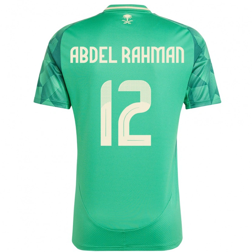 Danxen Kid Saudi Arabia Mona Abdel Rahman #12 Green Home Jersey 24-26 T-Shirt