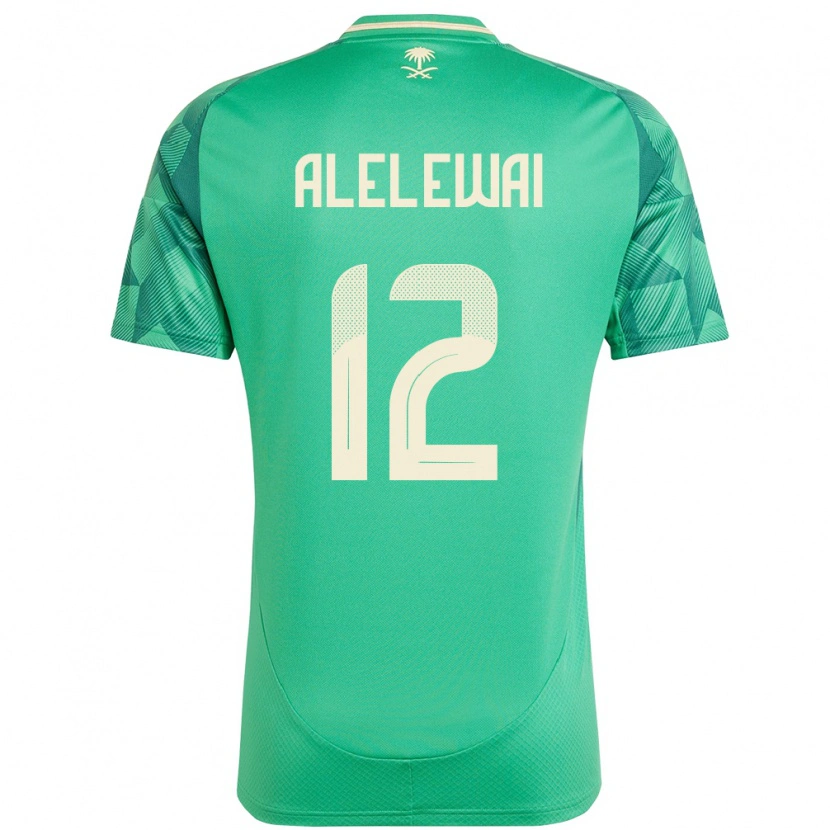 Danxen Kid Saudi Arabia Abdulaziz Alelewai #12 Green Home Jersey 24-26 T-Shirt