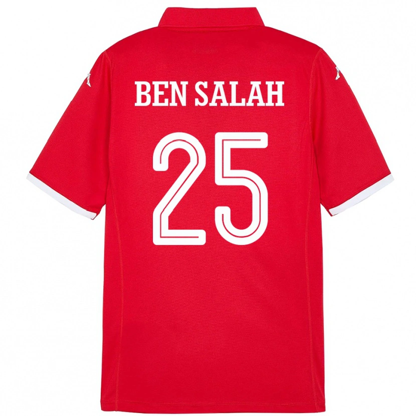 Danxen Kid Tunisia Heni Ben Salah #25 Red Home Jersey 24-26 T-Shirt