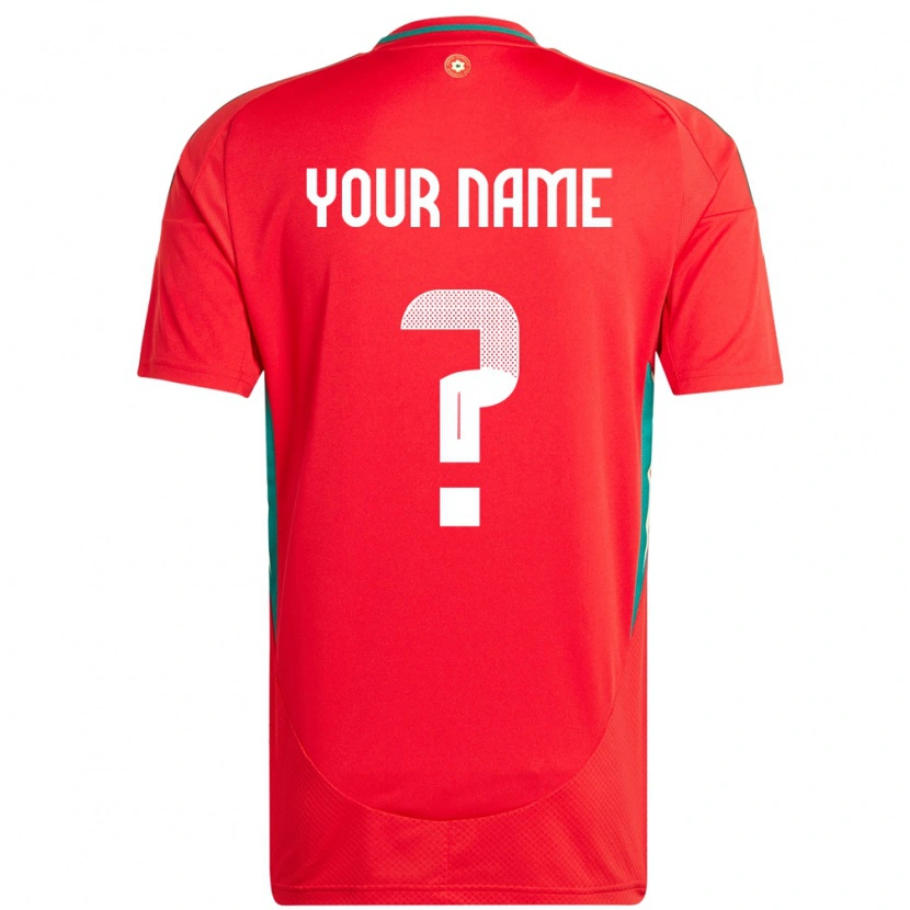 Danxen Kid Wales Your Name #0 Red Home Jersey 24-26 T-Shirt