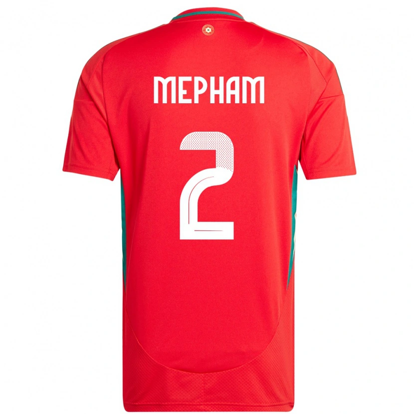 Danxen Kid Wales Chris Mepham #2 Red Home Jersey 24-26 T-Shirt