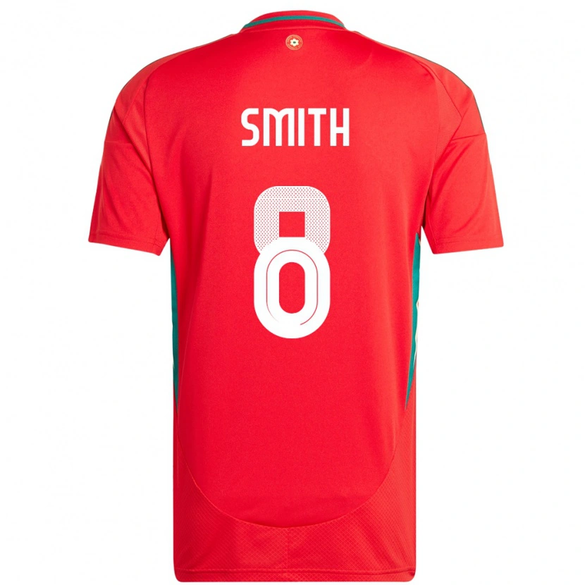 Danxen Kid Wales Matt Smith #8 Red Home Jersey 24-26 T-Shirt