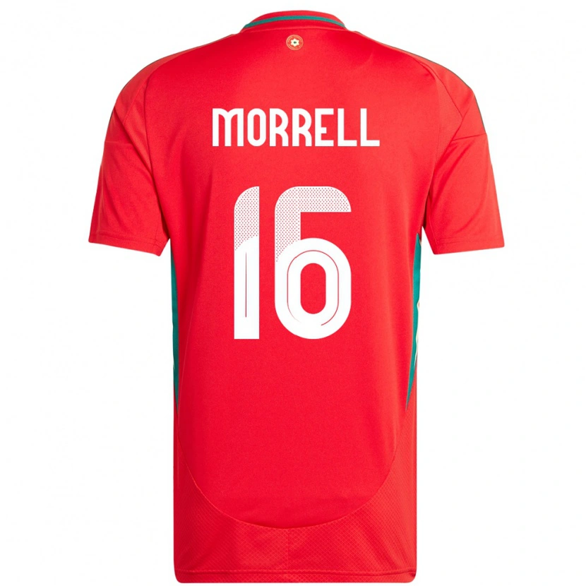 Danxen Kid Wales Joe Morrell #16 Red Home Jersey 24-26 T-Shirt