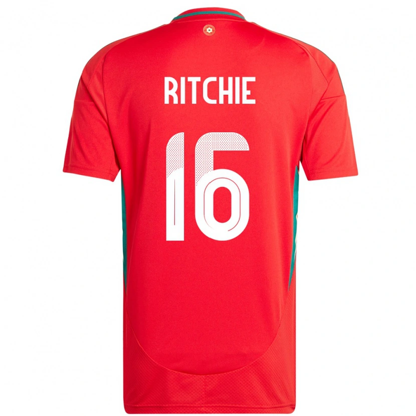 Danxen Kid Wales Amelia Ritchie #16 Red Home Jersey 24-26 T-Shirt