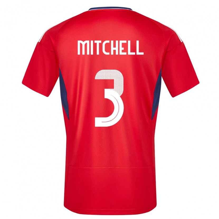 Danxen Kid Costa Rica Jeyland Mitchell #3 Red Home Jersey 24-26 T-Shirt