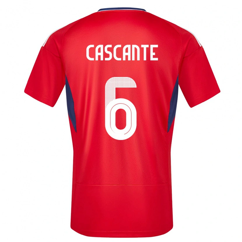 Danxen Kid Costa Rica Julio Cascante #6 Red Home Jersey 24-26 T-Shirt