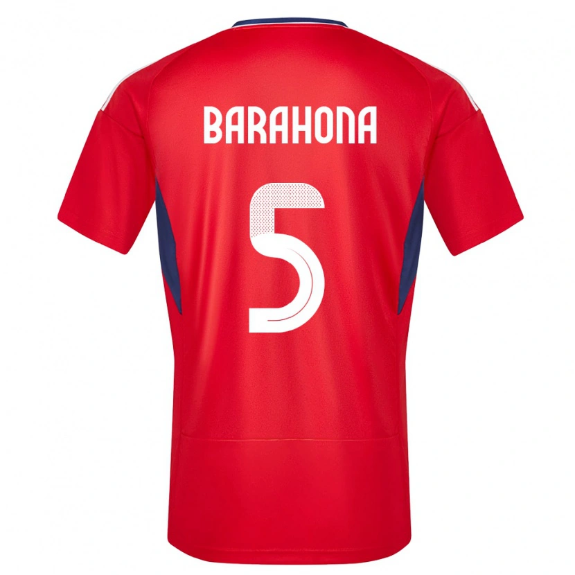 Danxen Kid Costa Rica Alberth Barahona #5 Red Home Jersey 24-26 T-Shirt