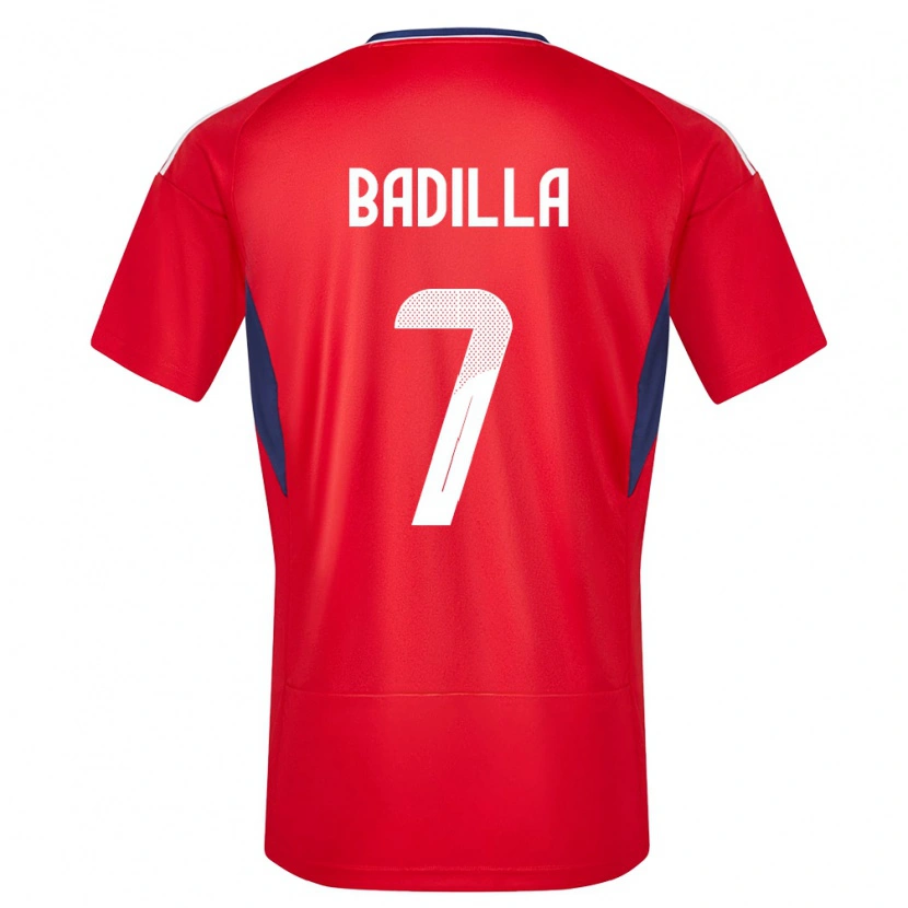 Danxen Kid Costa Rica Isaac Badilla #7 Red Home Jersey 24-26 T-Shirt