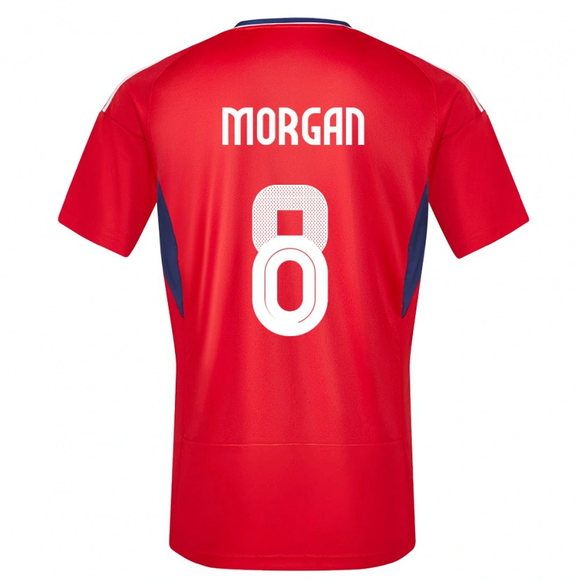 Danxen Kid Costa Rica Hakeem Morgan #8 Red Home Jersey 24-26 T-Shirt