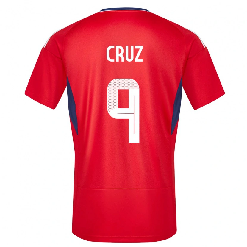 Danxen Kid Costa Rica Esteban Cruz #9 Red Home Jersey 24-26 T-Shirt