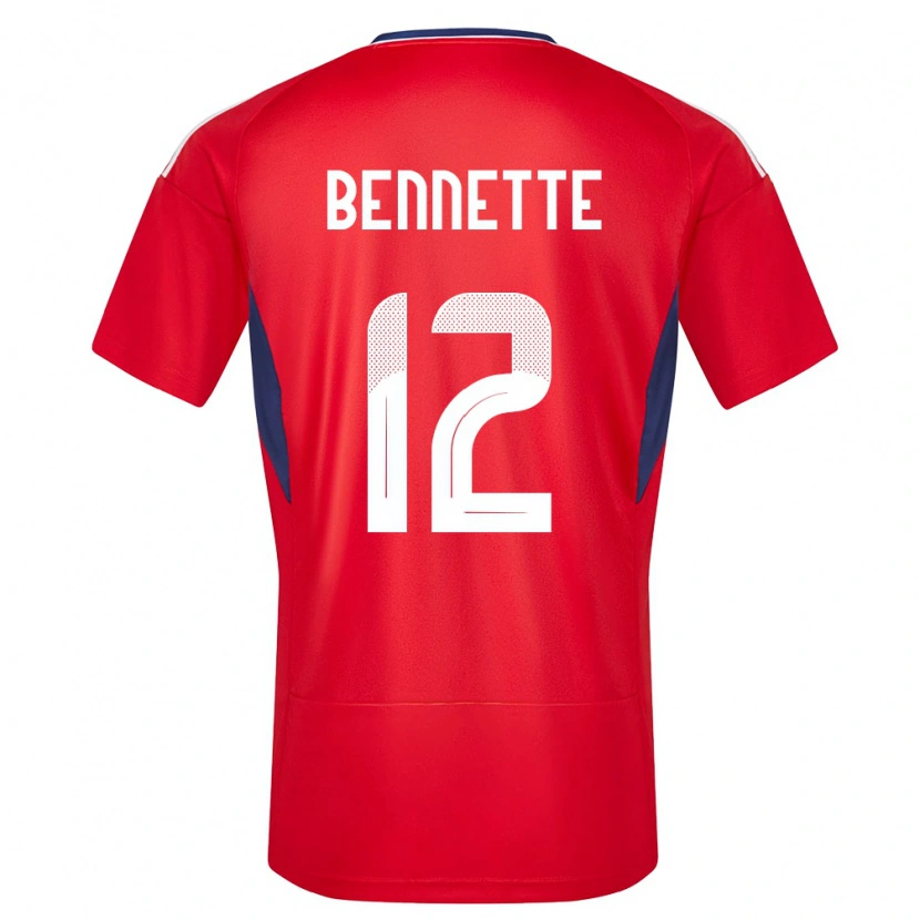 Danxen Kid Costa Rica Nick Bennette #12 Red Home Jersey 24-26 T-Shirt