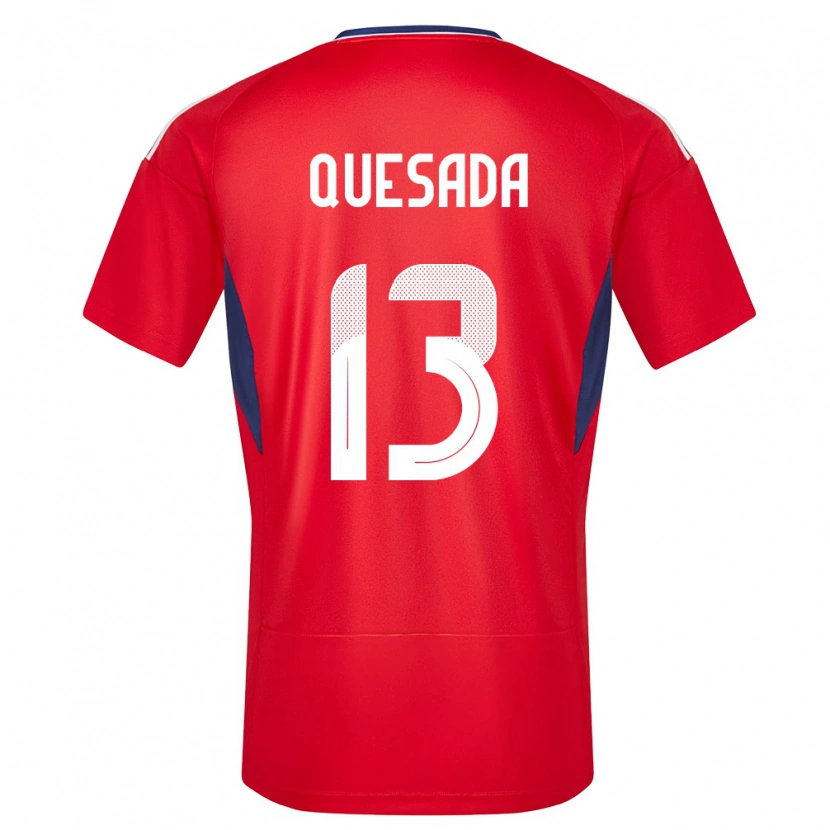 Danxen Kid Costa Rica Sebastián Quesada #13 Red Home Jersey 24-26 T-Shirt