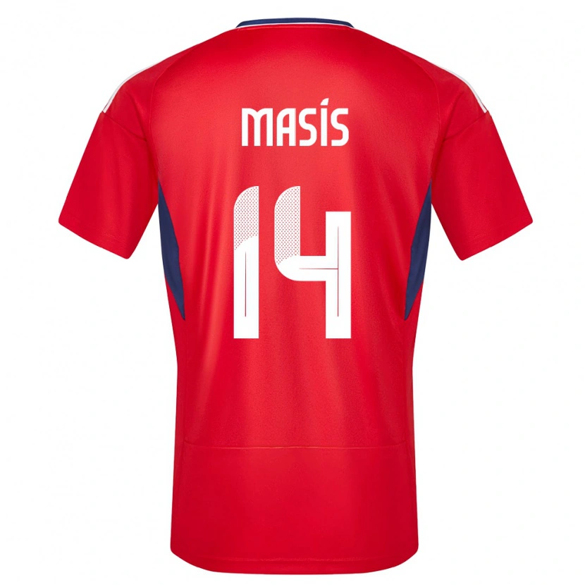 Danxen Kid Costa Rica Dylan Masís #14 Red Home Jersey 24-26 T-Shirt