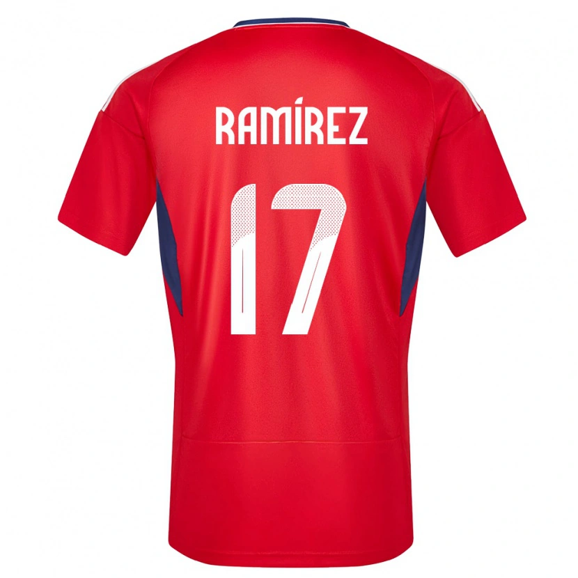 Danxen Kid Costa Rica Dylan Ramírez #17 Red Home Jersey 24-26 T-Shirt