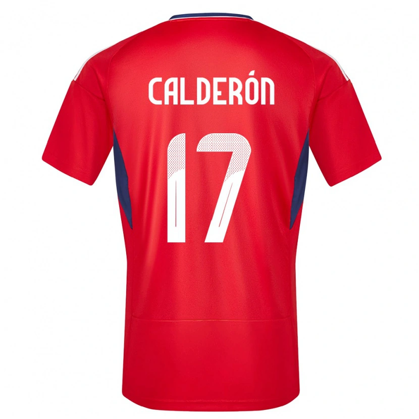 Danxen Kid Costa Rica Brayan Calderón #17 Red Home Jersey 24-26 T-Shirt