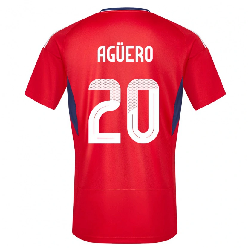 Danxen Kid Costa Rica Pablo Agüero #20 Red Home Jersey 24-26 T-Shirt