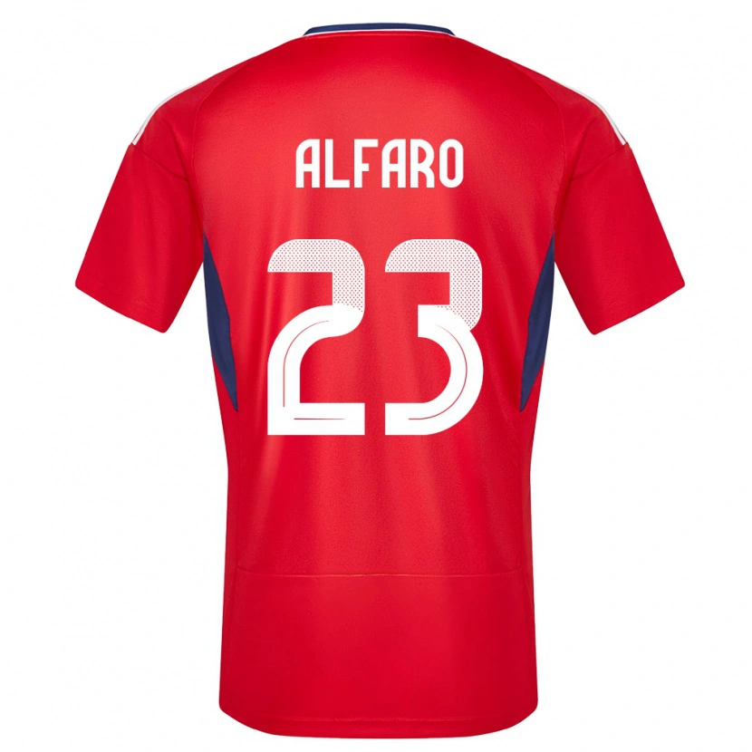 Danxen Kid Costa Rica Marshall Alfaro #23 Red Home Jersey 24-26 T-Shirt