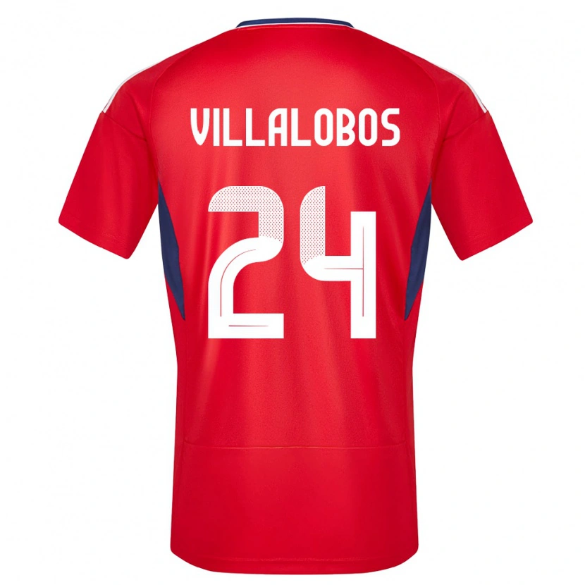 Danxen Kid Costa Rica Anthuan Villalobos #24 Red Home Jersey 24-26 T-Shirt