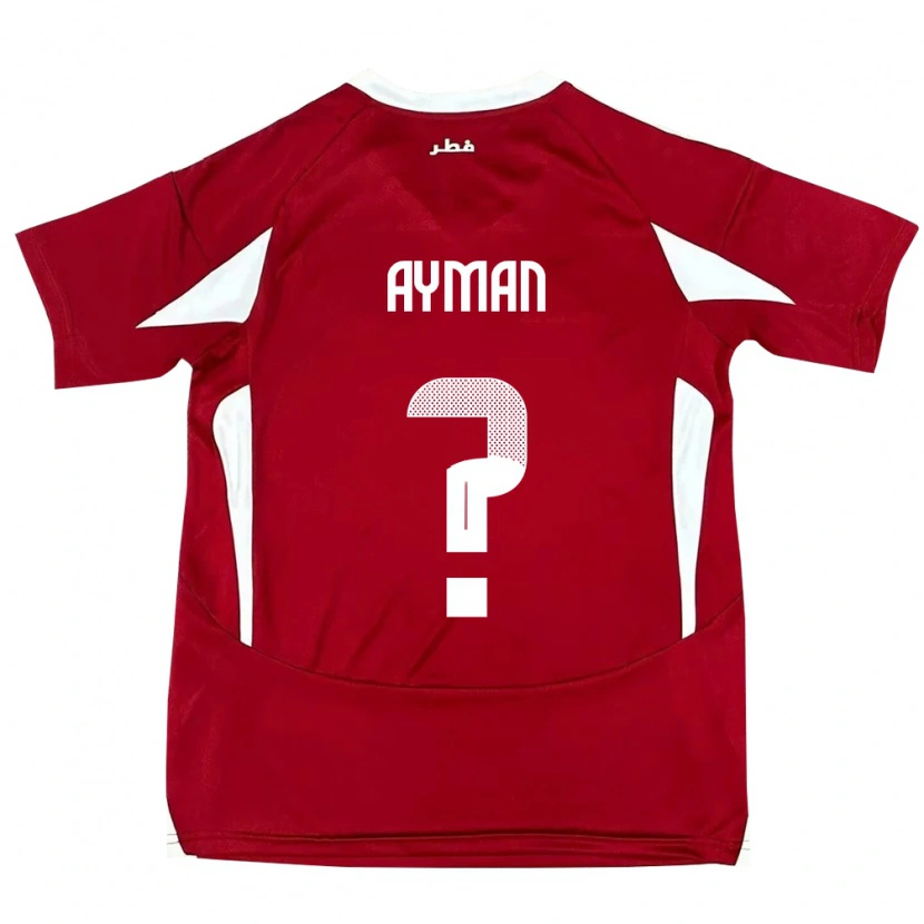 Danxen Kid Qatar Yussef Ayman #0 Red Home Jersey 24-26 T-Shirt