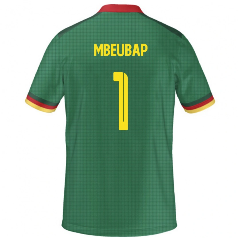 Danxen Kid Cameroon Jacques Mbeubap #1 Green Home Jersey 24-26 T-Shirt