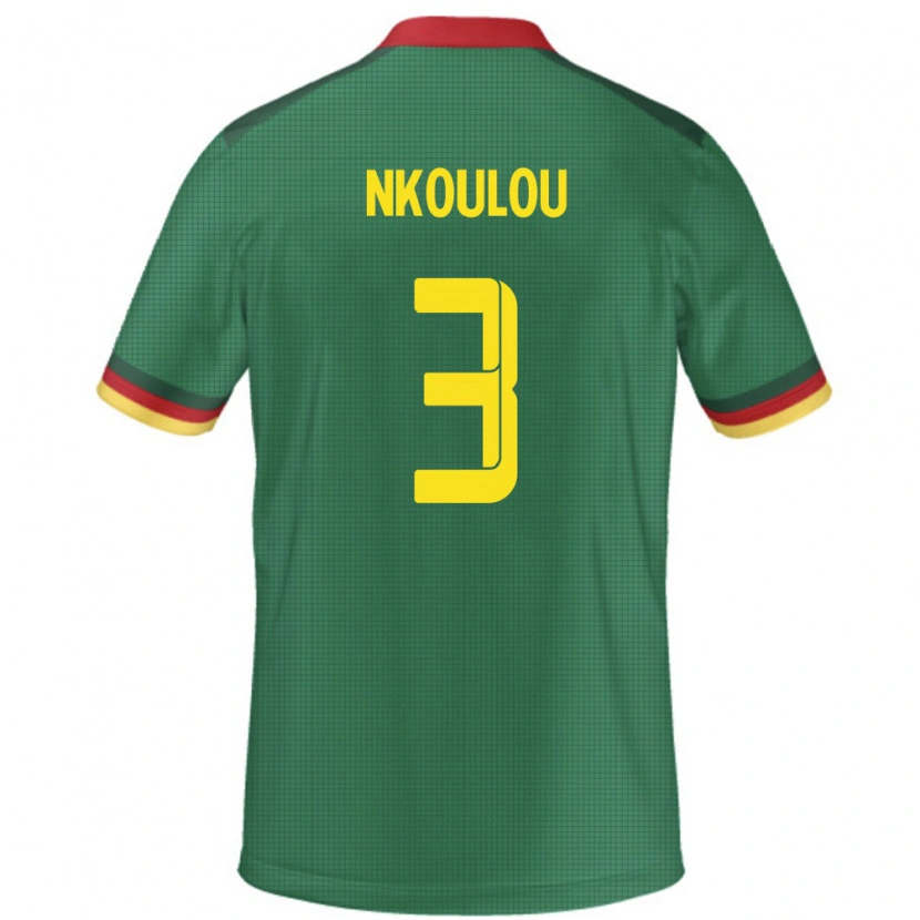 Danxen Kid Cameroon Nicolas Nkoulou #3 Green Home Jersey 24-26 T-Shirt