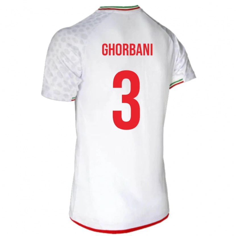 Danxen Kid Iran Mohammad Ghorbani #3 White Home Jersey 24-26 T-Shirt