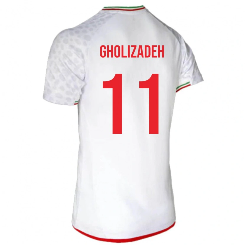 Danxen Kid Iran Ali Gholizadeh #11 White Home Jersey 24-26 T-Shirt