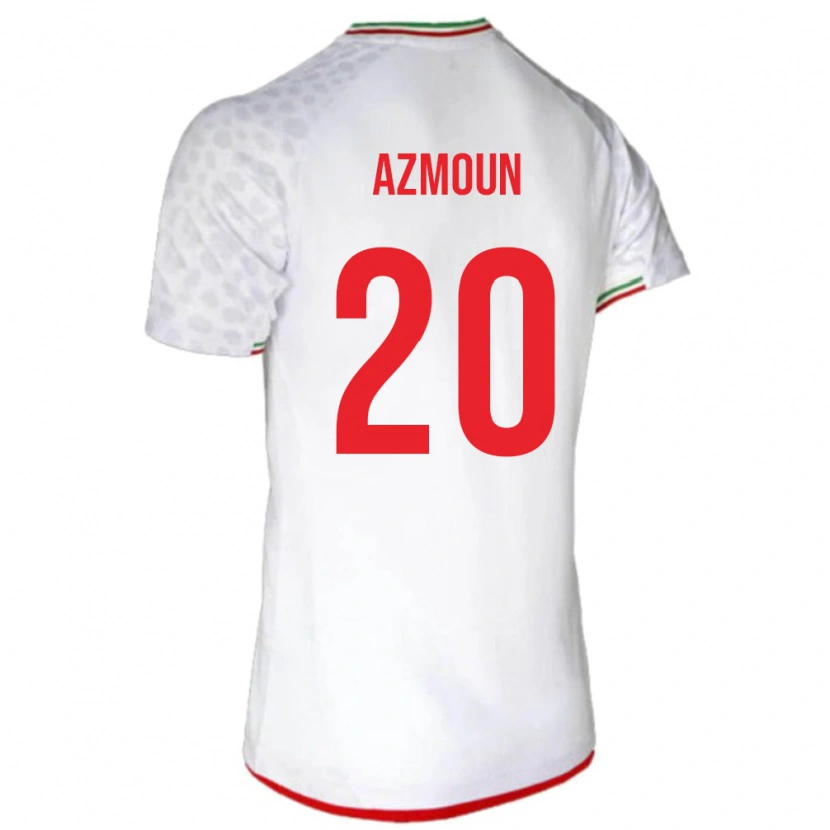 Danxen Kid Iran Sardar Azmoun #20 White Home Jersey 24-26 T-Shirt