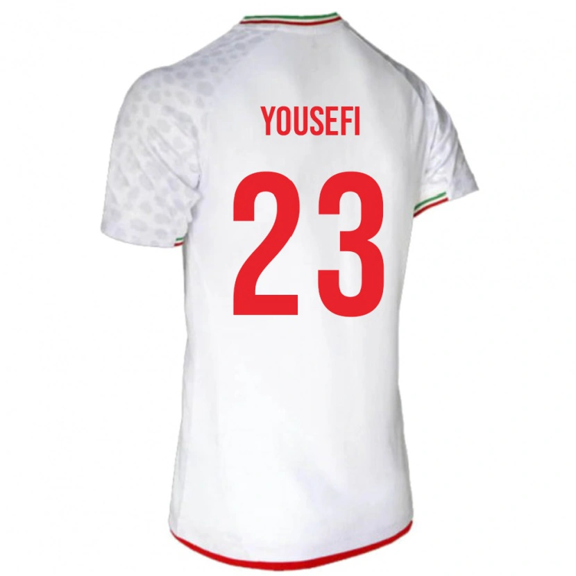 Danxen Kid Iran Aria Yousefi #23 White Home Jersey 24-26 T-Shirt