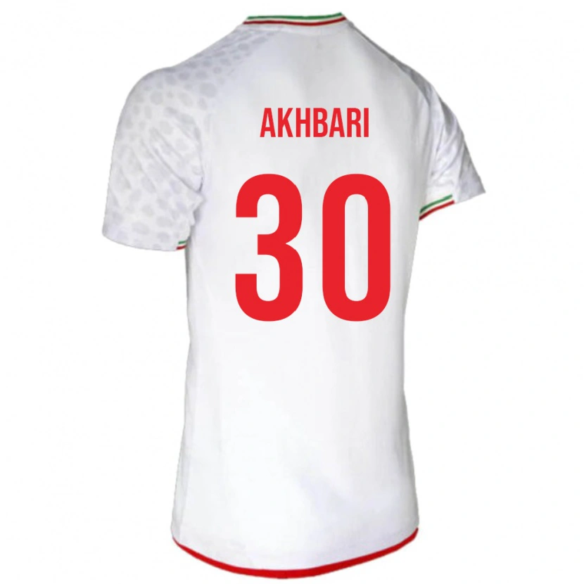 Danxen Kid Iran Mohammadreza Akhbari #30 White Home Jersey 24-26 T-Shirt