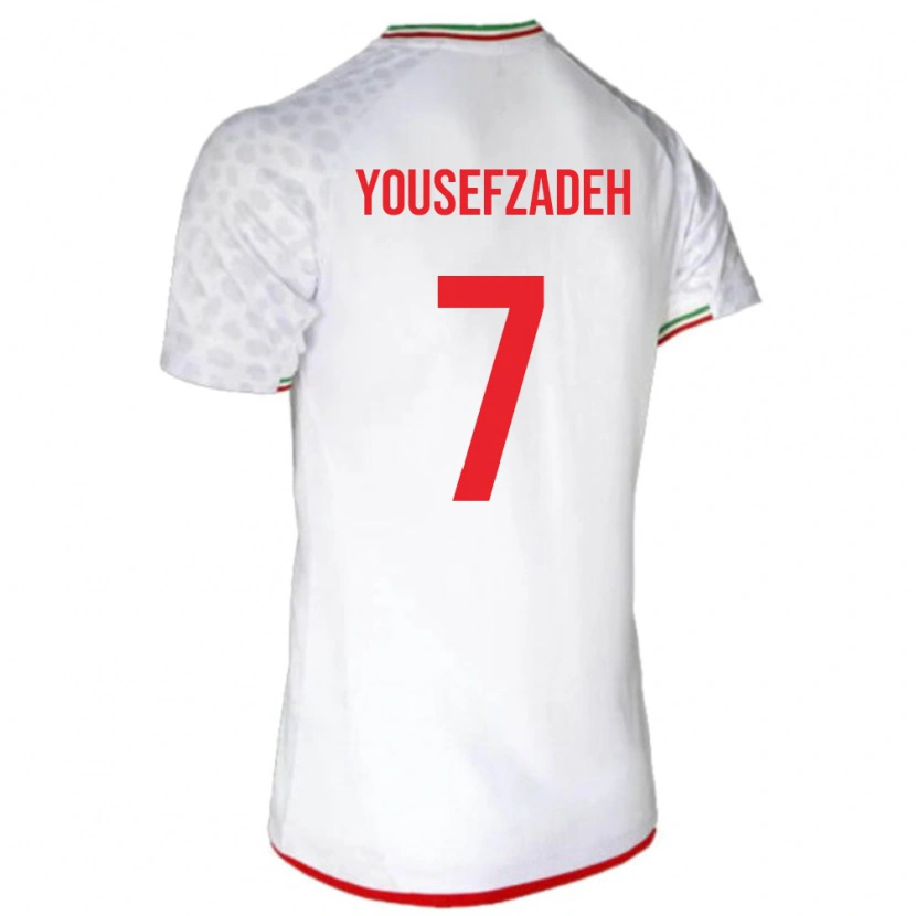 Danxen Kid Iran Erfan Yousefzadeh #7 White Home Jersey 24-26 T-Shirt