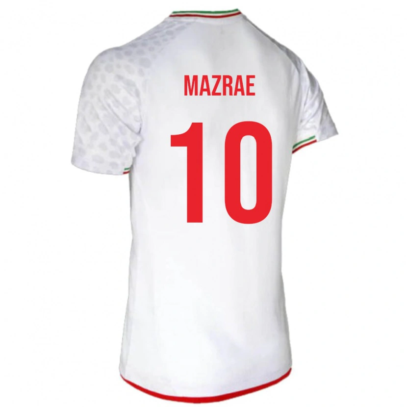 Danxen Kid Iran Yousef Mazrae #10 White Home Jersey 24-26 T-Shirt