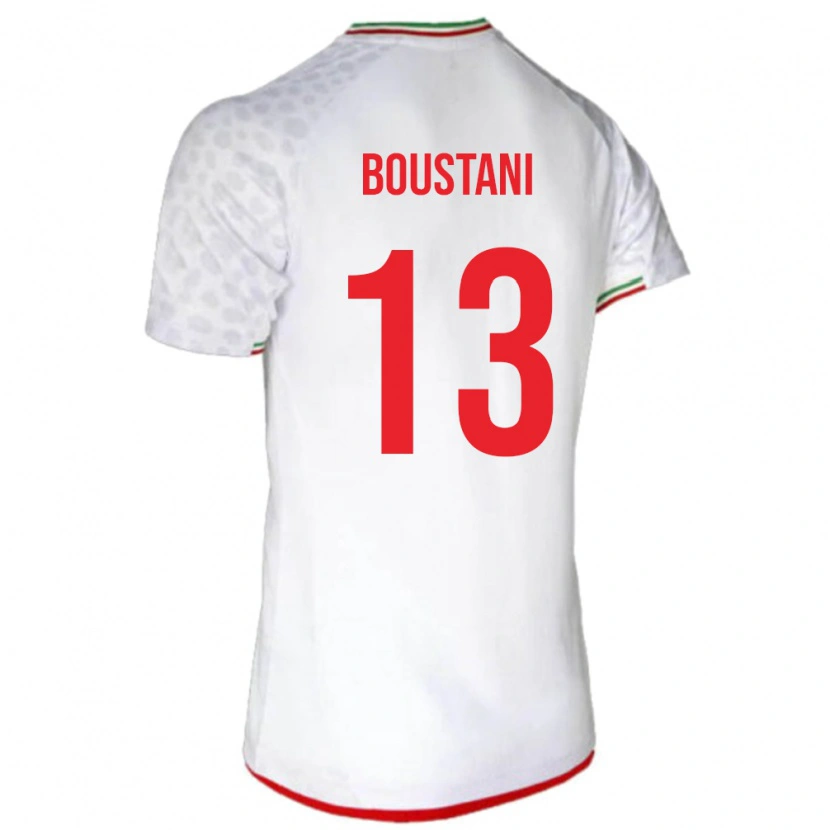 Danxen Kid Iran Amirmohammad Boustani #13 White Home Jersey 24-26 T-Shirt