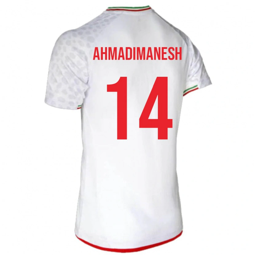 Danxen Kid Iran Iliya Ahmadimanesh #14 White Home Jersey 24-26 T-Shirt