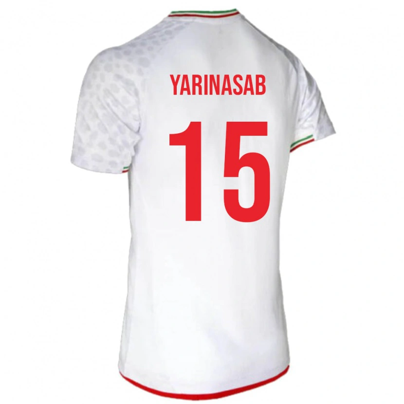 Danxen Kid Iran Alireza Yarinasab #15 White Home Jersey 24-26 T-Shirt