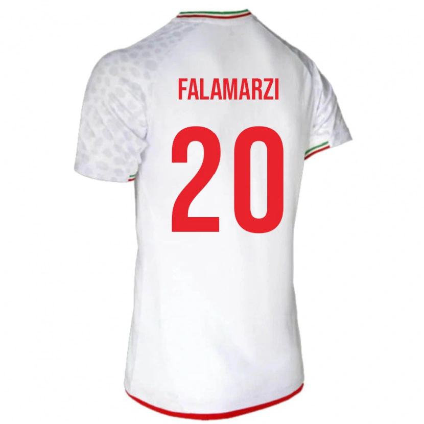 Danxen Kid Iran Esmaeil Falamarzi #20 White Home Jersey 24-26 T-Shirt