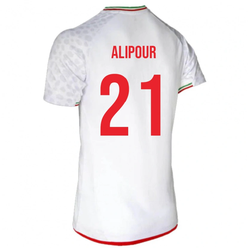 Danxen Kid Iran Mahan Alipour #21 White Home Jersey 24-26 T-Shirt