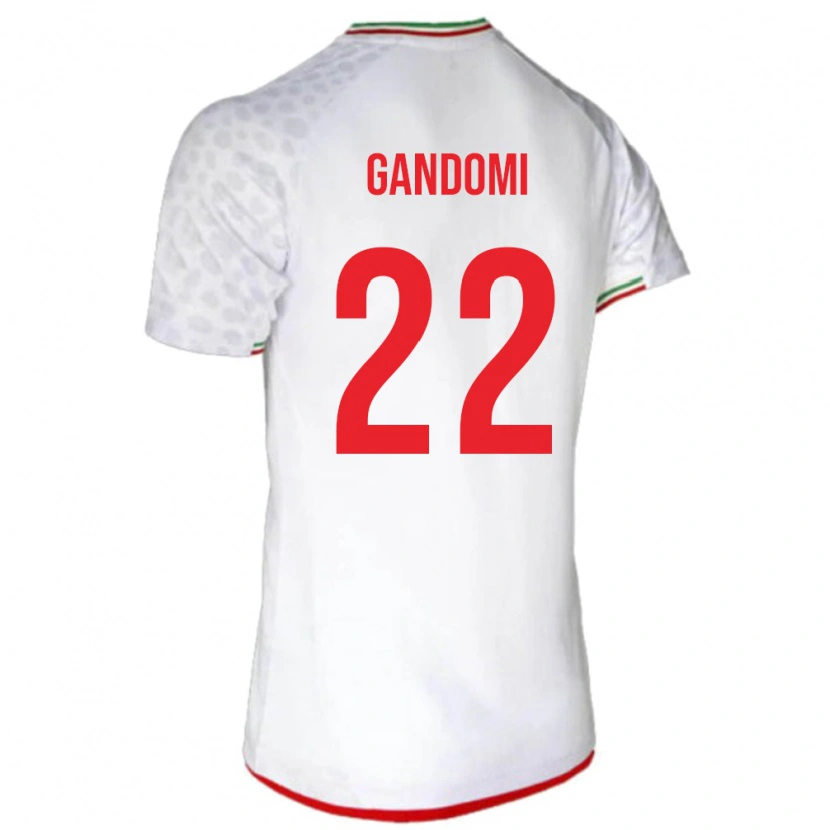 Danxen Kid Iran Mohammad Gandomi #22 White Home Jersey 24-26 T-Shirt