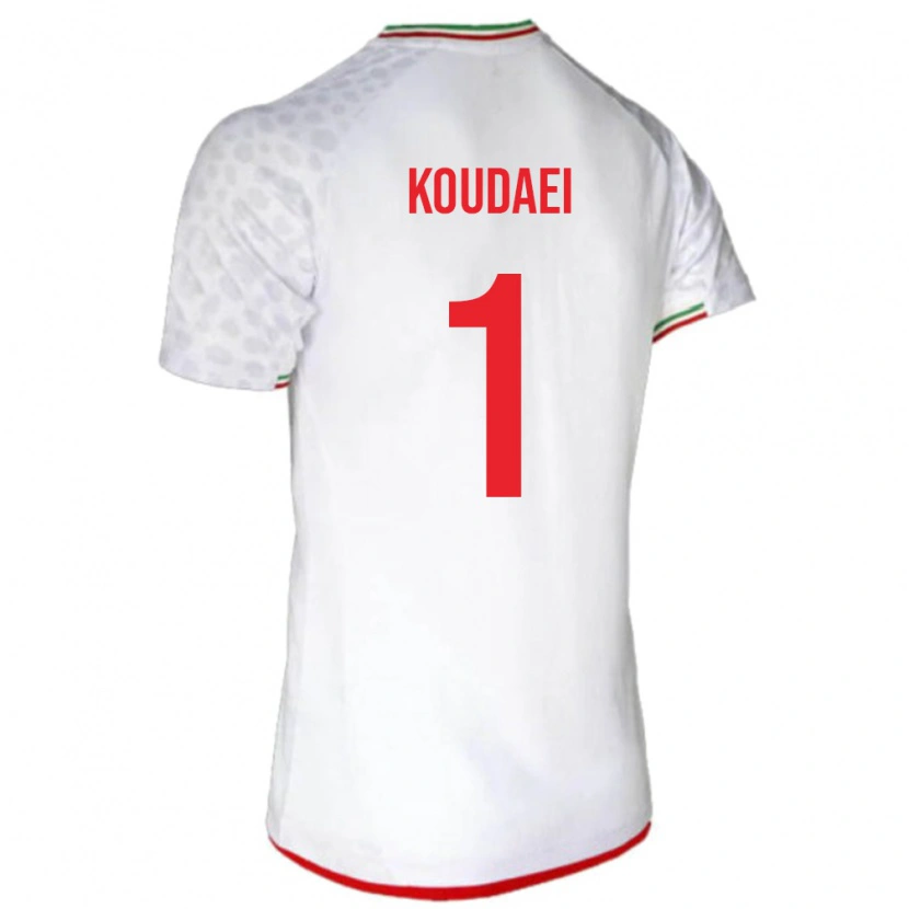 Danxen Kid Iran Zohreh Koudaei #1 White Home Jersey 24-26 T-Shirt