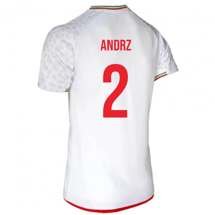 Danxen Kid Iran Nima Andrz #2 White Home Jersey 24-26 T-Shirt