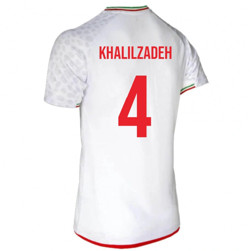 Danxen Kid Iran Shojae Khalilzadeh #4 White Home Jersey 24-26 T-Shirt