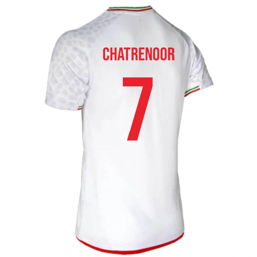 Danxen Kid Iran Afsaneh Chatrenoor #7 White Home Jersey 24-26 T-Shirt