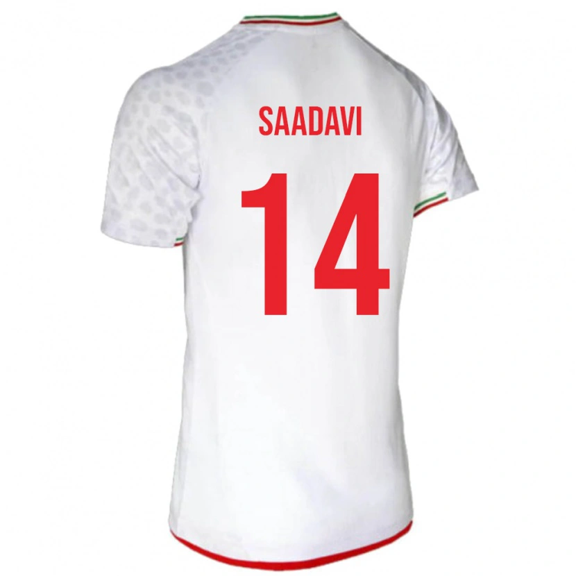 Danxen Kid Iran Zargham Saadavi #14 White Home Jersey 24-26 T-Shirt