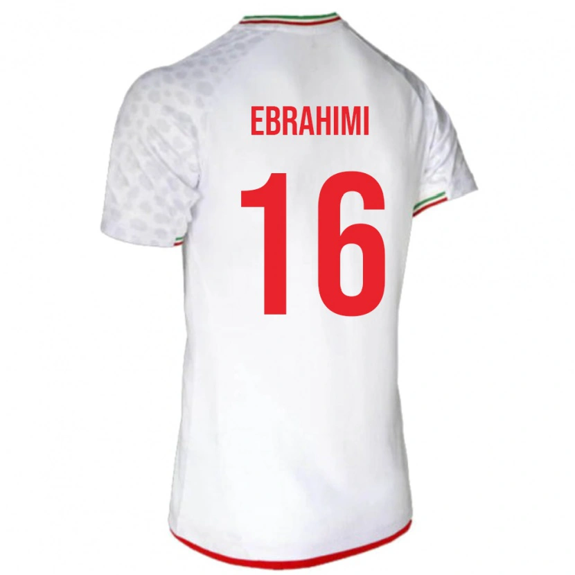 Danxen Kid Iran Omid Ebrahimi #16 White Home Jersey 24-26 T-Shirt