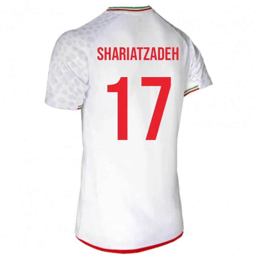 Danxen Kid Iran Ahmad Shariatzadeh #17 White Home Jersey 24-26 T-Shirt